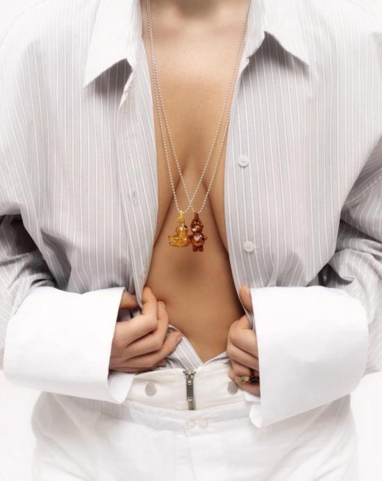  Cajal Cajal 목걸이/팬던트 카할 카할 테디베어 목걸이