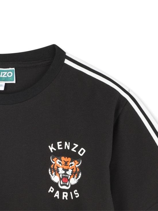 25FW [키즈] 겐조 티셔츠 K61486 95 Black - KENZO