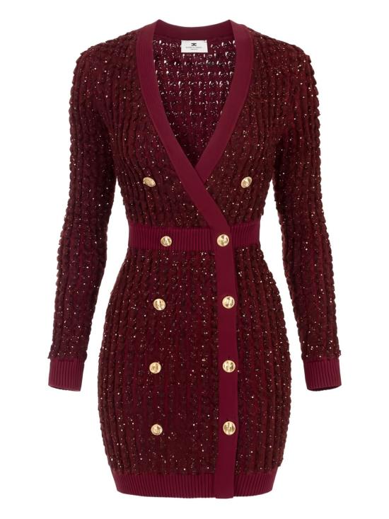 25FW 엘리자베타프랜치 미디 원피스 AM15Q56E2 CG3 Rouge noir