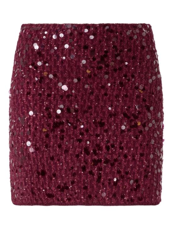 25FW 핑코 미디 스커트 GIMME105936 A2Y9R57 Bordeaux - PINKO