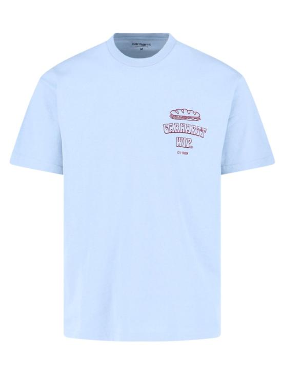 25FW 칼하트 WIP 반팔 티셔츠 I035230 0N1XX Clear Blue