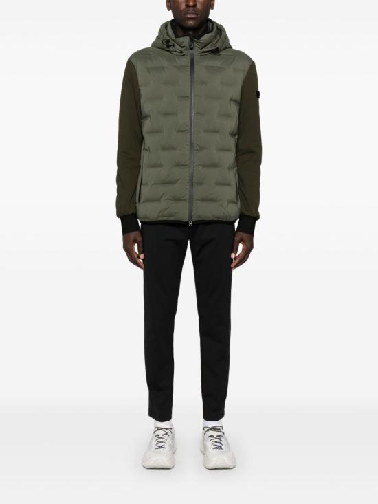 25FW 페트레이 홀저 SJN BMAT 자카드 퀼팅 배색 재킷 PEU520601191802 690 Green - PEUTEREY