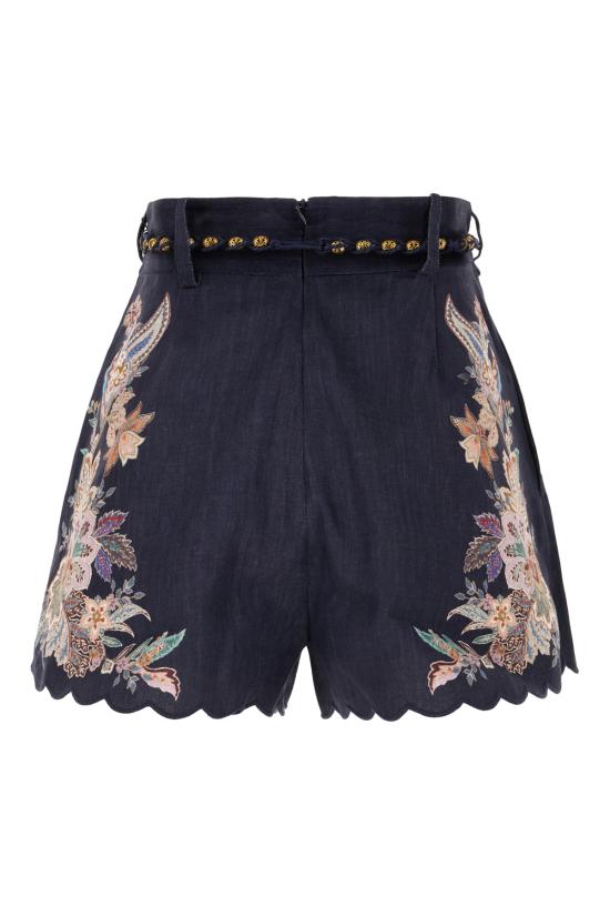 25FW 짐머만 숏팬츠 4558ASS251 NAVMLTPAI NAVY MULTI PAISLEY - ZIMMERMANN