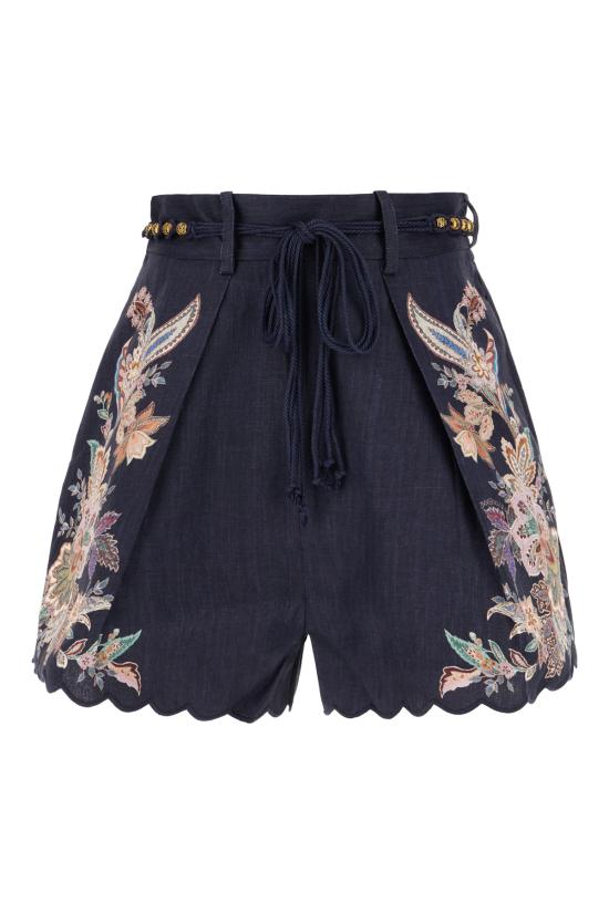 25FW 짐머만 숏팬츠 4558ASS251 NAVMLTPAI NAVY MULTI PAISLEY