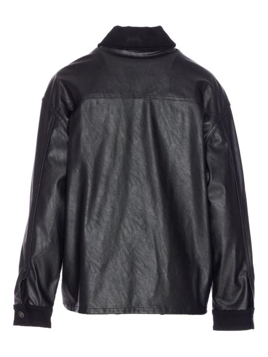 25FW 리우조 가죽 자켓 UF5089 E07472222 Black - LIU JO