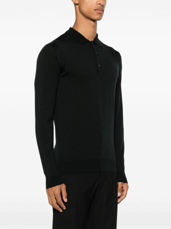 25FW 존스메들리 긴팔 티셔츠 BELPER BLACK Black - JOHN SMEDLEY