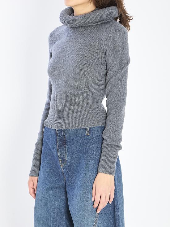 25FW 알라이아 터틀넥 AA9G0071K133B GREY - ALAIA