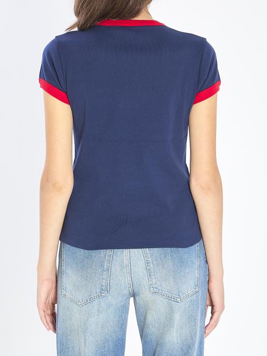 25FW 발렌티노 가라바니 반팔 티셔츠 7B3MG24D BLUE - VALENTINO GARAVANI