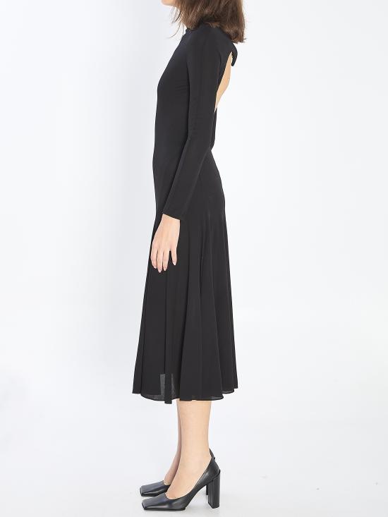 25FW 알라이아 미디 원피스 AA9R2789J070B BLACK - ALAIA