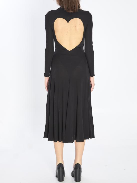 25FW 알라이아 미디 원피스 AA9R2789J070B BLACK - ALAIA