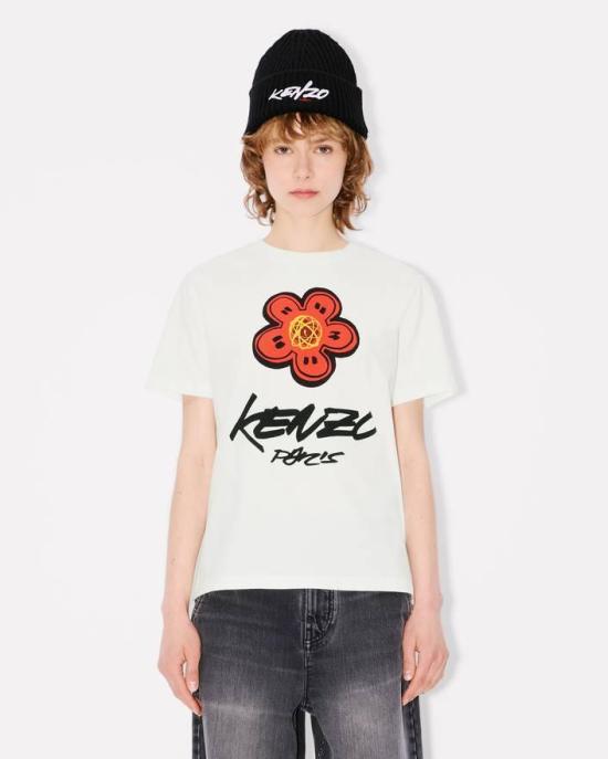 25FW 겐조 반팔 티셔츠 FF62TS3564SG 02 Offwhite - KENZO