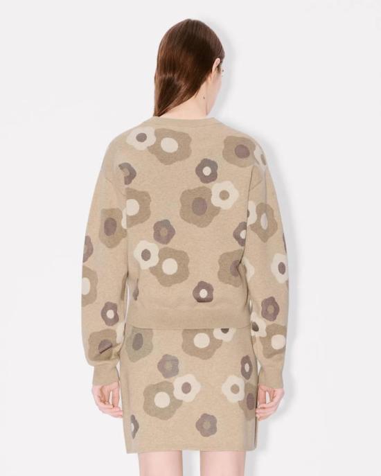 25FW 겐조 스웨터 FF62PU7153CR 11 Beige - KENZO