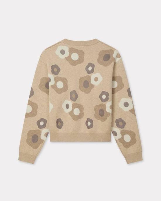 25FW 겐조 스웨터 FF62PU7153CR 11 Beige - KENZO