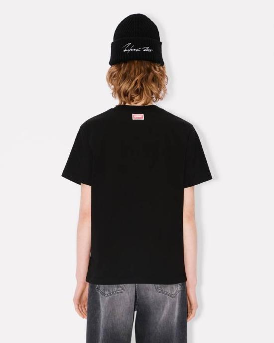 25FW 겐조 반팔 티셔츠 FF62TS3564SG 99J Black - KENZO