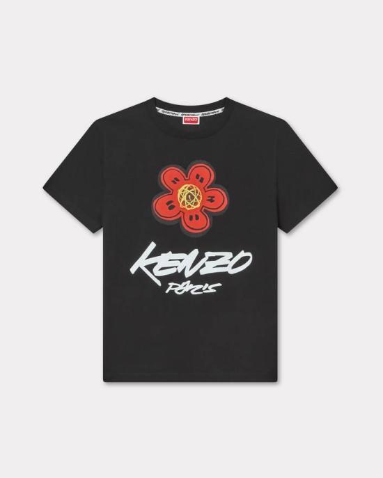 25FW 겐조 반팔 티셔츠 FF62TS3564SG 99J Black