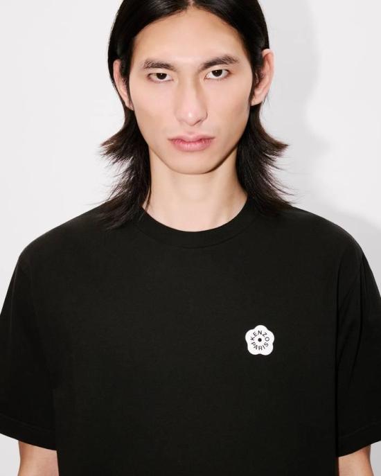 25FW 겐조 반팔 티셔츠 FF55TS2004SG 99J Black - KENZO