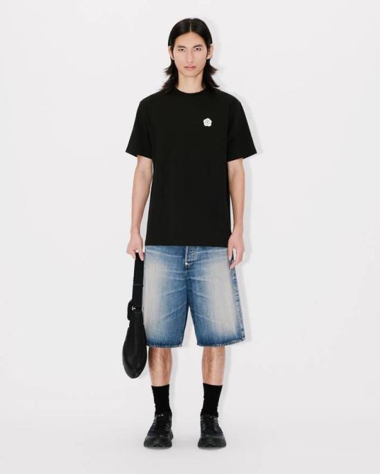 25FW 겐조 반팔 티셔츠 FF55TS2004SG 99J Black - KENZO