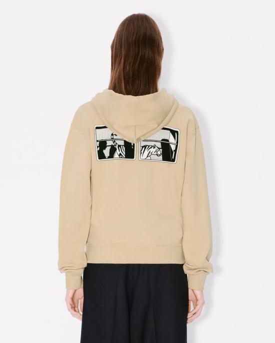 25FW 겐조 스웨터 FF62HO2514MF 11 Beige - KENZO