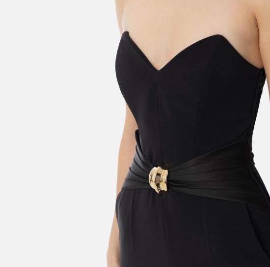 25FW 엘리자베타프랜치 팬츠 TU03951E2 110 Black - ELISABETTA FRANCHI