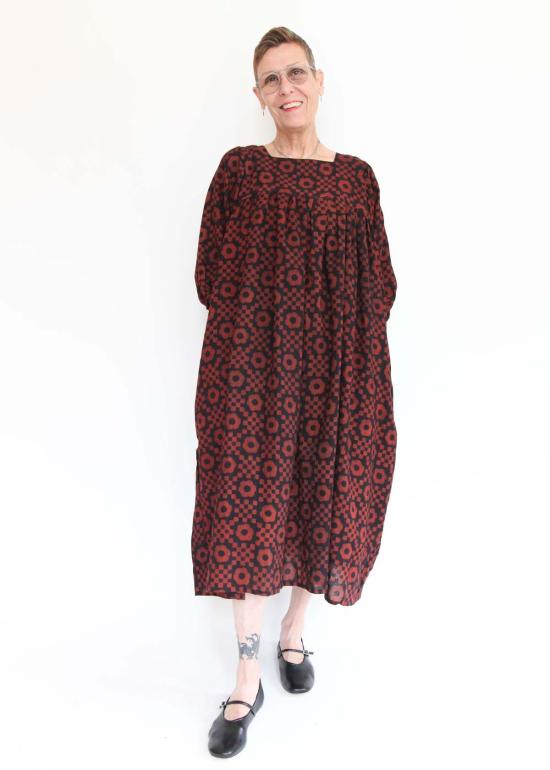  Thuli 롱 원피스 툴리 벨라 드레스 레드/블랙