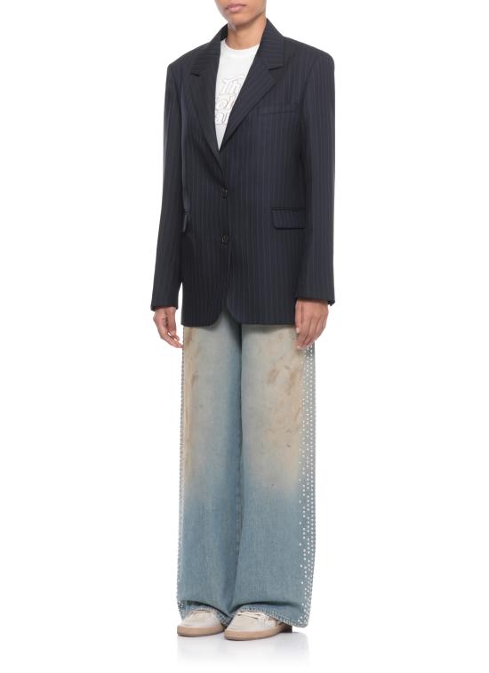 25FW 골든구스 수트 자켓 GWP02461 P002098 50629 JOURNEY WS Blue - GOLDEN GOOSE