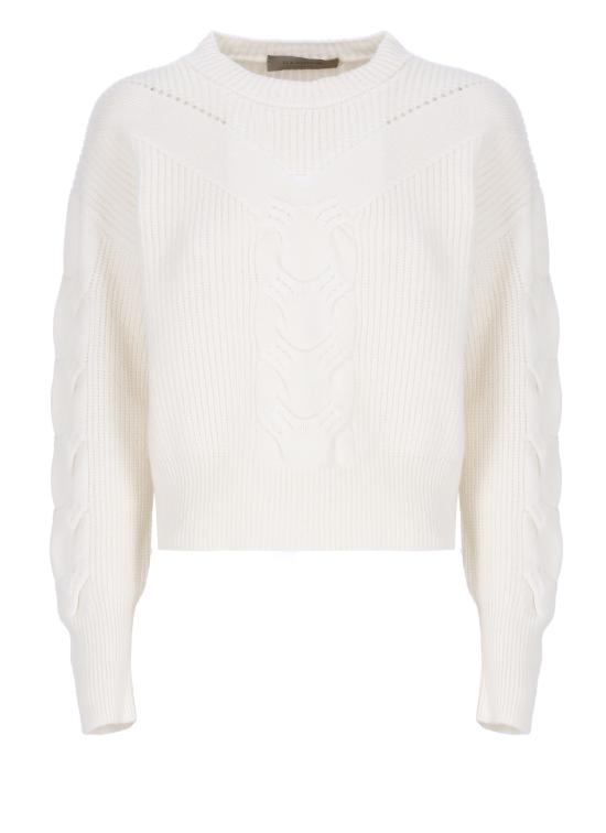 25FW 디익스테리어 스웨터 61113 3LATT Ivory