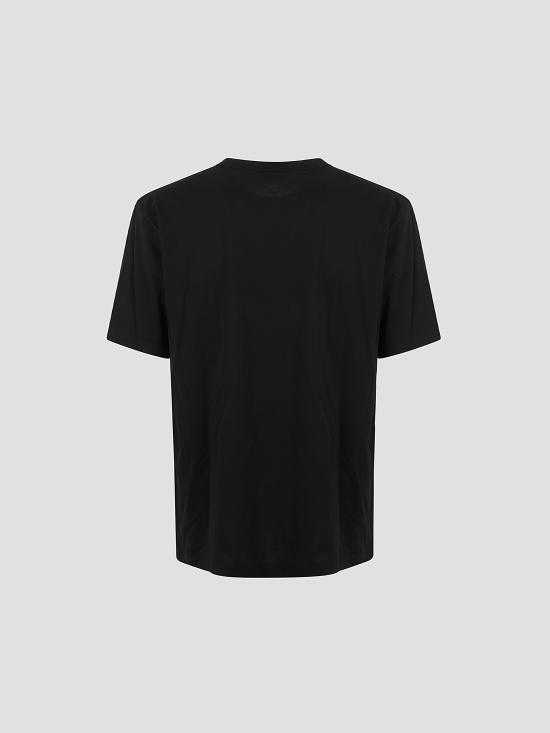 25FW 드리스 반 노튼 반팔 티셔츠 211012600 900 BLACK - DRIES VAN NOTEN