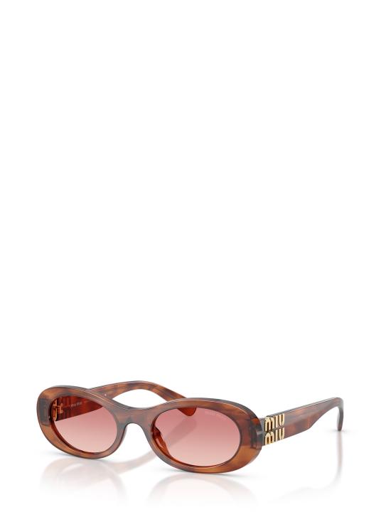 26FW 미우미우 선글라스 MU 06ZS 26E50U STRIPED TOBACCO - MIU MIU