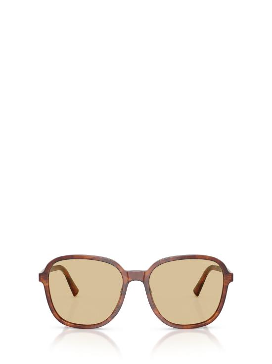 26FW 미우미우 선글라스 MU B01S 26E10R STRIPED TOBACCO