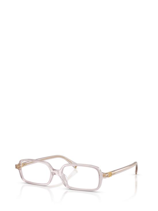 26FW 미우미우 안경 MU 01YV 12W1O1 MAUVE TRANSPARENT - MIU MIU