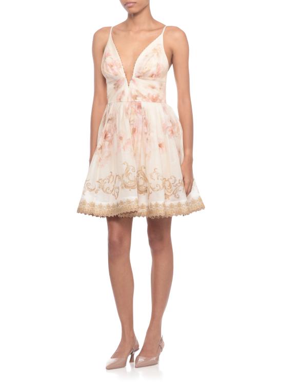 25FW 짐머만 미디 원피스 5302DF251 CPNY Pink - ZIMMERMANN