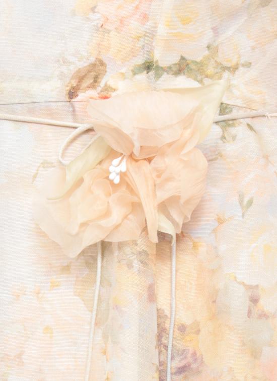 25FW 짐머만 미디 원피스 5170DF252 RARB Yellow - ZIMMERMANN