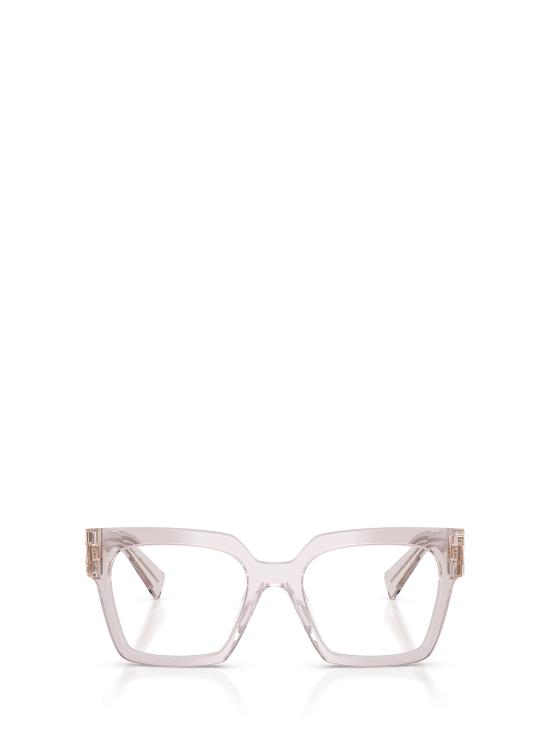 26FW 미우미우 안경 MU 04UV 12W1O1 TRANSPARENT MAUVE