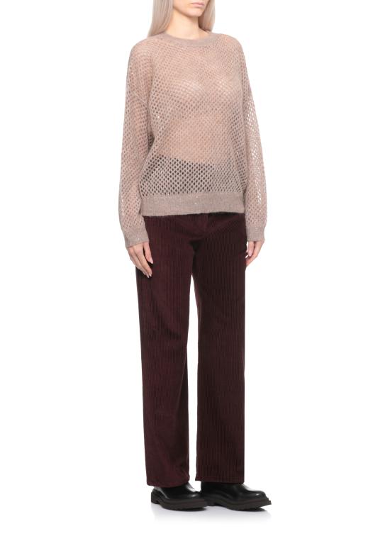 25FW 브루넬로 쿠치넬리 스트레이트 팬츠 MA180P9075 C4243 Bordeaux - BRUNELLO CUCINELLI