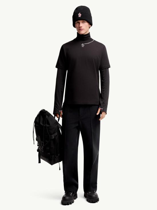 25FW 몽클레어 반팔 티셔츠 K20978C0001089AZ9 999 BLACK - MONCLER