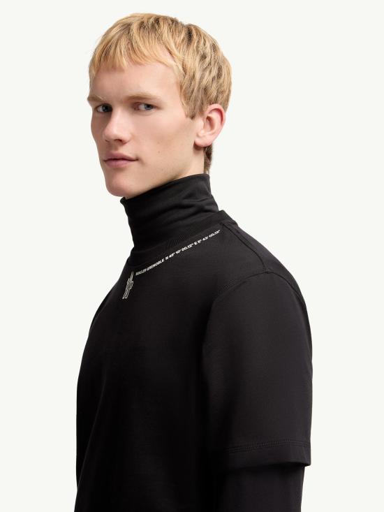 25FW 몽클레어 반팔 티셔츠 K20978C0001089AZ9 999 BLACK - MONCLER