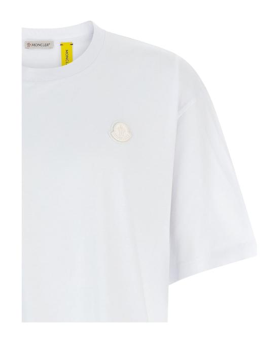 25FW 몽클레어 반팔 티셔츠 K24048C0000289AYW 001 WHITE - MONCLER