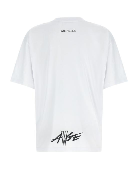 25FW 몽클레어 반팔 티셔츠 K24048C0000289AYW 001 WHITE - MONCLER