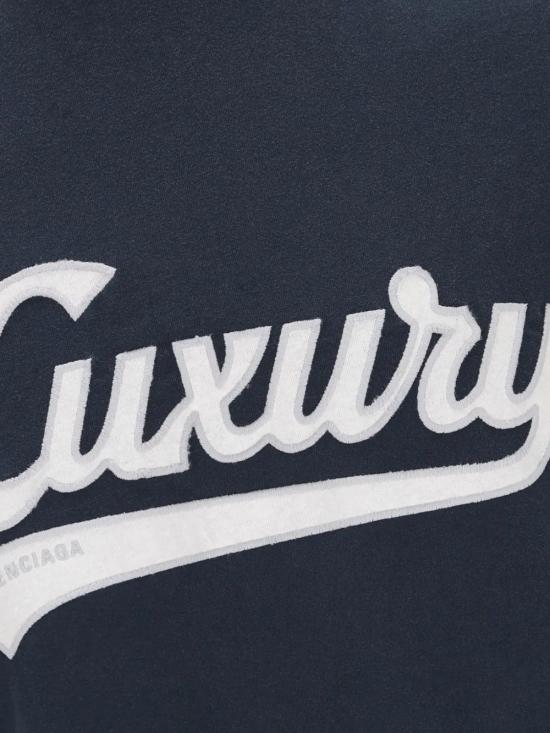 25FW 발렌시아가 반팔 티셔츠 850345TTVB6 8593 NAVYWHITE - BALENCIAGA