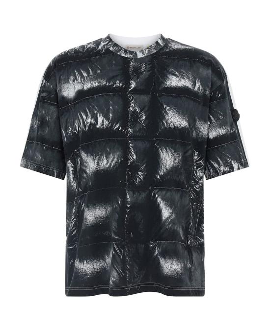 25FW 몽클레어 반팔 티셔츠 K24048C0000189AYW 999 BLACK