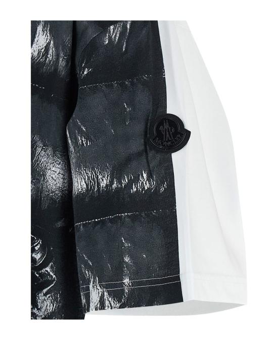 25FW 몽클레어 반팔 티셔츠 K24048C0000189AYW 999 BLACK - MONCLER