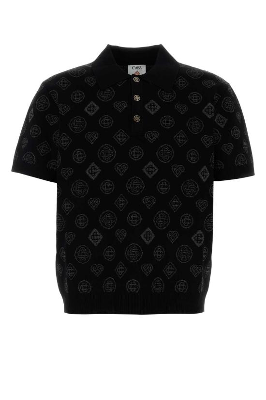 25FW 카사블랑카 반팔 티셔츠 MAW25KW112601 BLACK