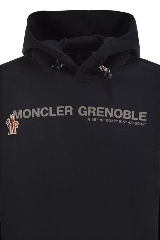 25FW 몽클레어 후드 티셔츠 K20978G0001780451 740 MDMBLUE - MONCLER