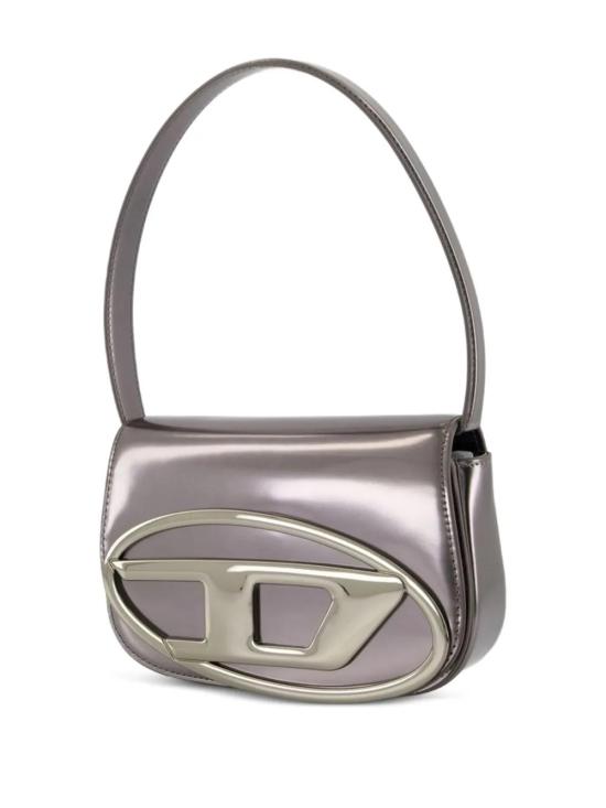 25FW 디젤 1DR 숄더백 인 미러드 레더 X08396PS202 H0926 GUNMETAL - DIESEL