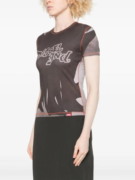 25FW 디젤 반팔 티셔츠 A217710EPCP 98BA - DIESEL