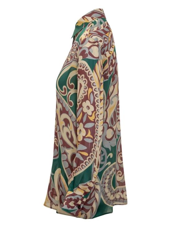 25FW 에트로 셔츠 WRIA001399SA1M7 X0890 GREEN - ETRO