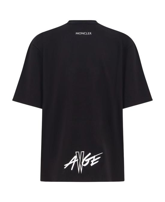 25FW 몽클레어 반팔 티셔츠 K24048C0000289AYW 999 BLACK - MONCLER
