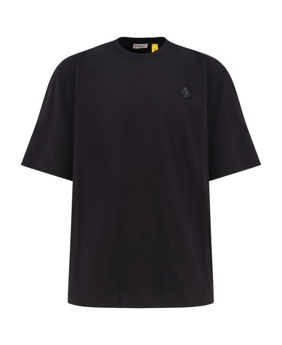 25FW 몽클레어 반팔 티셔츠 K24048C0000289AYW 999 BLACK