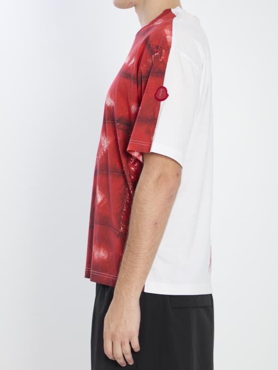 25FW 몽클레어 반팔 티셔츠 K20978C0000189AYW 457 RED - MONCLER