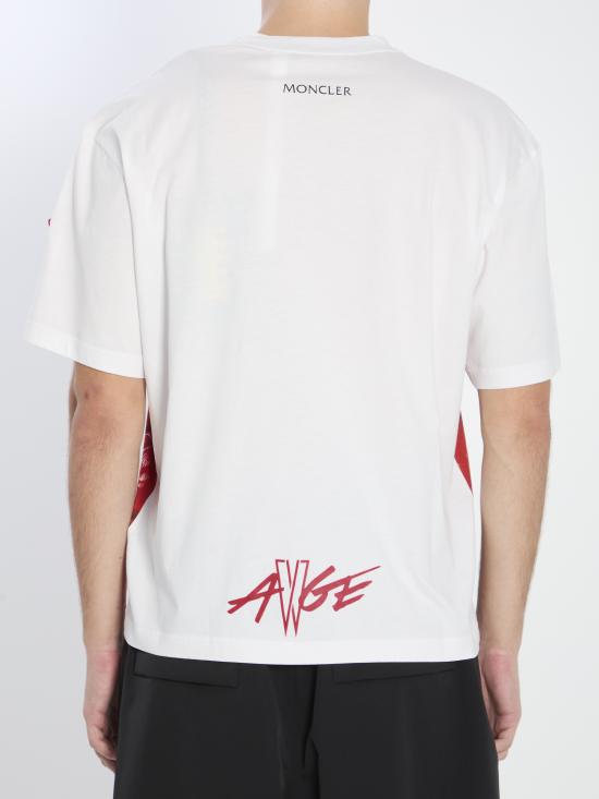 25FW 몽클레어 반팔 티셔츠 K20978C0000189AYW 457 RED - MONCLER